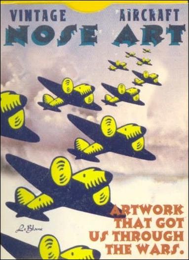 Vintage Aircraft Nose Art card 4 Factory Set