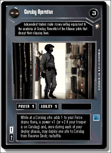 Star Wars: Special Edition Limited (Base Set) card 8 Corulag Operative