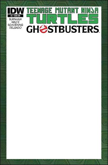 Teenage Mutant Ninja Turtles/Ghostbusters issue 2-B Blank Subscription Cover