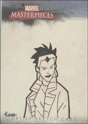 2007 Marvel Masterpieces (Sketch Card Subset) card TK Tim Kane 1/200