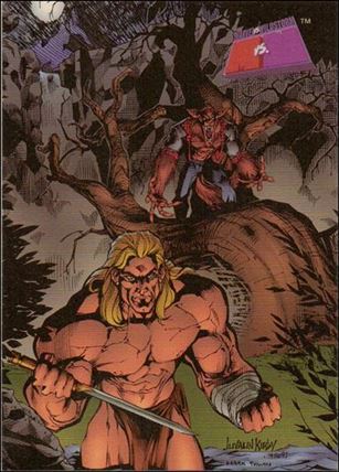 Marvel vs WildStorm (Base Set) card 13 Evo vs Ka-Zar