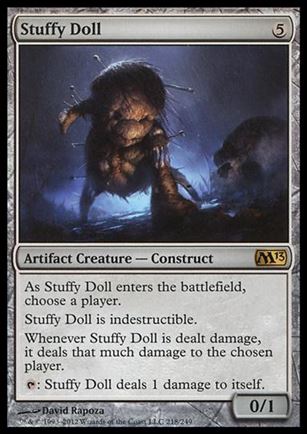 Magic the Gathering: 2013 Core Set (Base Set) card 218 Stuffy Doll