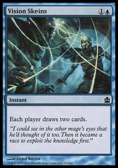 Magic the Gathering: Commander (Base Set) card 67 Vision Skeins