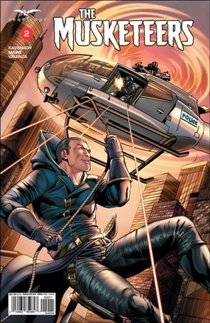 Musketeers issue 2-B Robert Atkins Cover