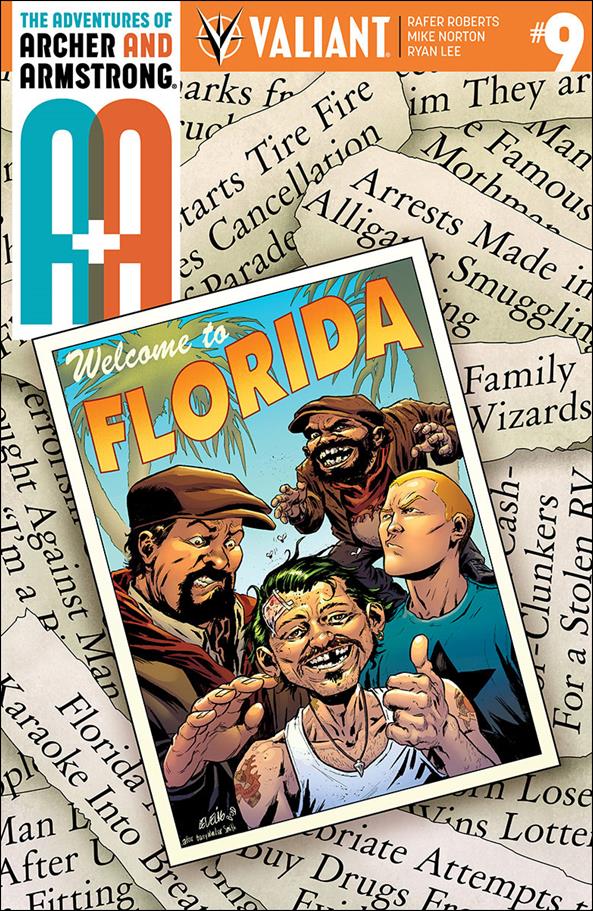A&A: The Adventures of Archer & Armstrong issue 9 Brian Level Cover