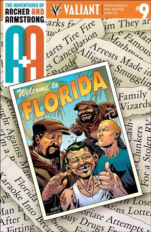 A&A: The Adventures of Archer & Armstrong issue 9 Brian Level Cover