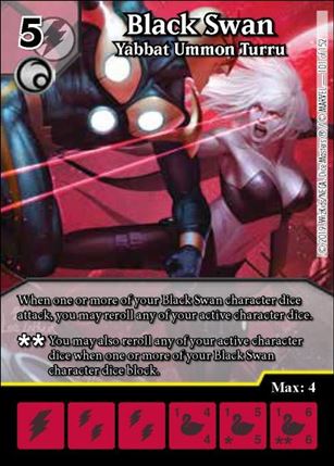 Marvel Dice Masters  Avengers Infinity Gauntlet card 101 Black Swan: Yabbat Ummon Turru