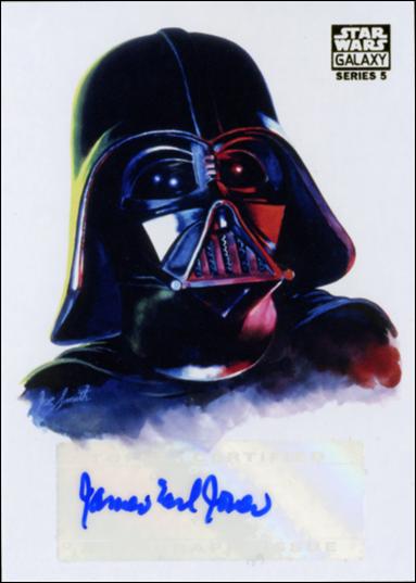 Star Wars Galaxy: Series 5 (Autograph Subset) card 2 James Earl Jones