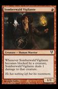 Magic the Gathering: Avacyn Restored (Base Set) card 156 Somberwald Vigilante