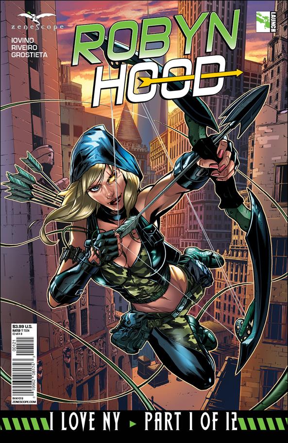 Robyn Hood: I Love NY issue 1-B David Lorenzo Riveiro Cover