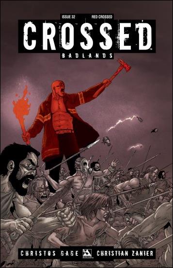 Crossed: Badlands issue 32-D Red Crossed Cover 1:3
