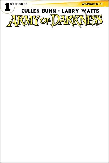 Army of Darkness (2014) issue 1-F Blank Authentix Cover