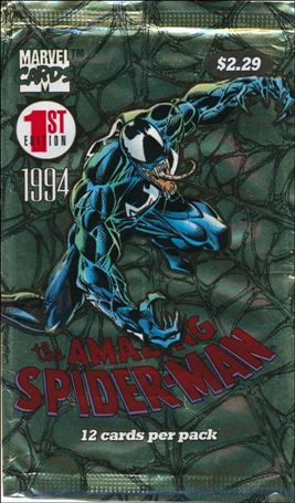 Amazing Spider-Man card 2-G Sealed Pack (12-Card Venom Wrapper)