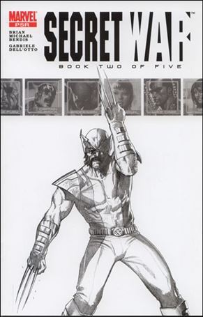 Secret War issue 2-B Wraparound Sketch Cover (2nd Printing)