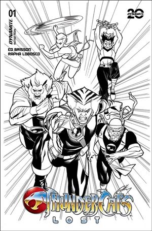 Thundercats: Lost issue 1-L Clayton Henry B&W 1:10 Cover