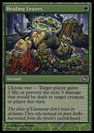 Magic the Gathering: Planar Chaos (Base Set) card 150 Healing Leaves