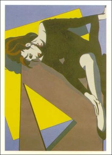 Art of Curves (Base Set) card 59 Woman in Black with Triangle