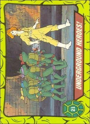 Teenage Mutant Hero Turtles (Ireland) (Base Set) card 21 Underground Heroes!