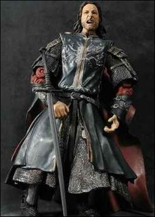 Lord of the Rings (Trilogy) figure 29 Aragorn (Helm's Deep) (Super Poseable)