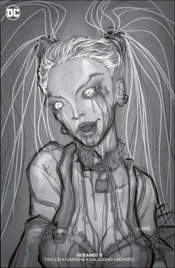 DCeased issue 3-K John Giang Comics Elite Sketch Cover