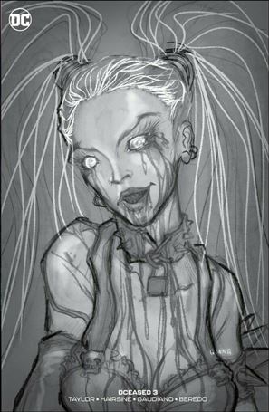 DCeased issue 3-K John Giang Comics Elite Sketch Cover