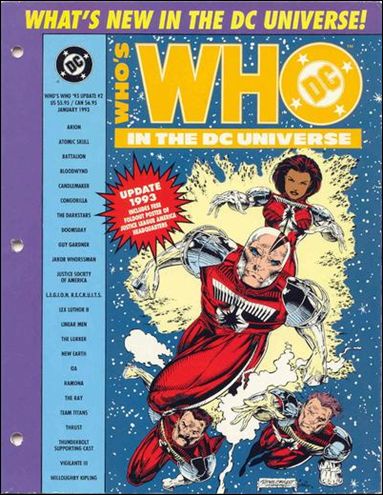 Who's Who in the DC Universe Update 1993 issue 2 Looseleaf Binder Format