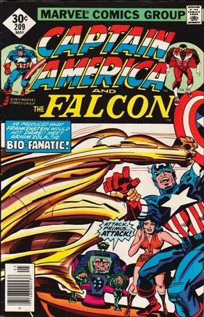 Captain America (1968) issue 209-C Whitman Cover