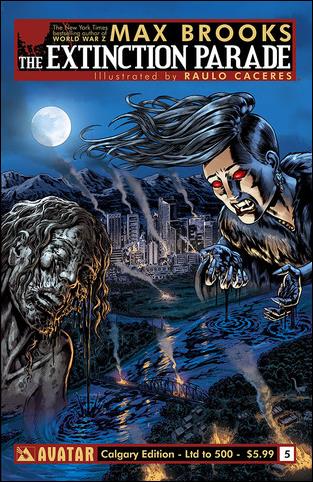 Extinction Parade issue 5-G Calgary Cover 1/500