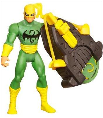 Ultimate Spider-Man (Power Webs) figure 4-B Dragon Disc Iron Fist (Loose)