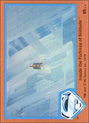 Superman (Movie) Series 2 (Base Set) card 85 Inside the Fortress of Solitude
