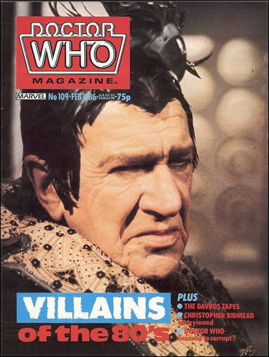 Doctor Who Magazine issue 109