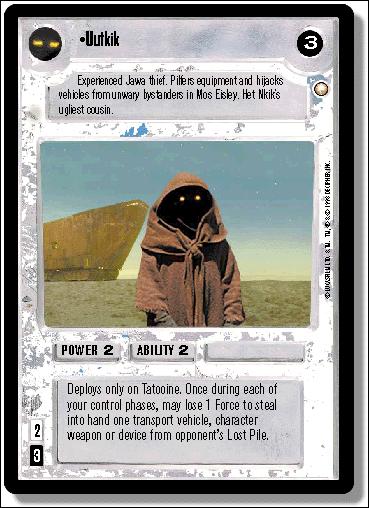 Star Wars: Special Edition Limited (Base Set) card 188 Uutkik