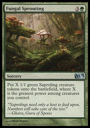 Magic the Gathering: 2013 Core Set (Base Set) card 173 Fungal Sprouting