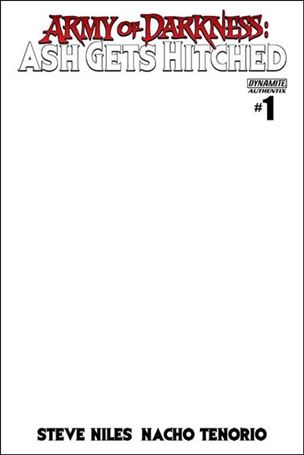 Army of Darkness: Ash Gets Hitched issue 1-G Blank Authentix Cover