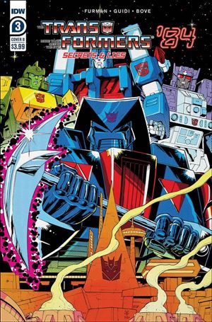 Transformers '84 issue 3-B Casey W. Coller Cover