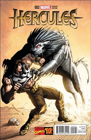Hercules (2016) issue 2-B Mark Texeira 1:20 Marvel '92 Cover