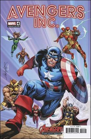 Avengers Inc. issue 4-B Salvador Larroca Avengers 60th Anniversary Cover
