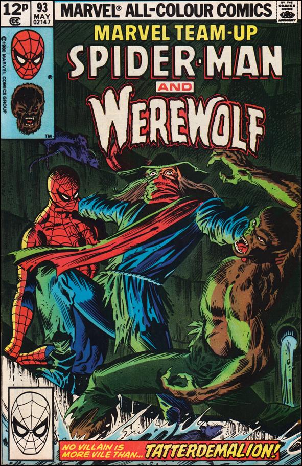 Marvel Team-Up (1972) issue 93-B UK Price Cover