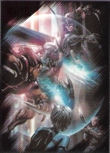 Marvel Heroes and Villains (Base Set) card 25 X-Force vs Stryfe