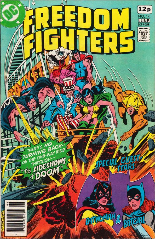 Freedom Fighters (1976) issue 14-B UK Price Cover