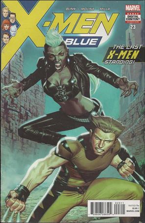 X-Men: Blue issue 23 Jorge Molina Cover