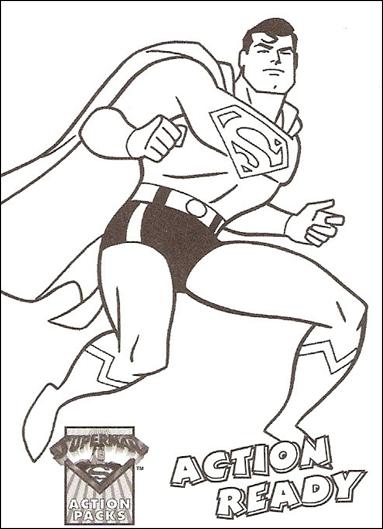 Superman Action Packs (Coloring Subset) card C4 Action Ready