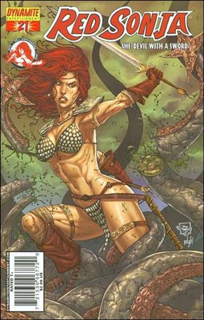 Red Sonja (2005) issue 21-B Joe Prado Cover