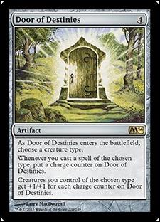Magic the Gathering: 2014 Core Set (Base Set) card 208 Door of Destinies