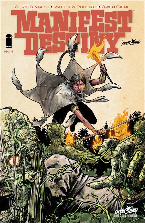 Manifest Destiny issue 8-B Matthew Roberts SDCC Connecting Cover