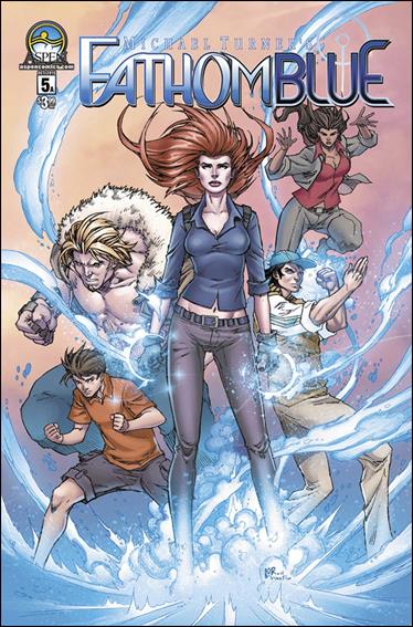 Michael Turner's Fathom Blue issue 5 Claudio Avella Cover