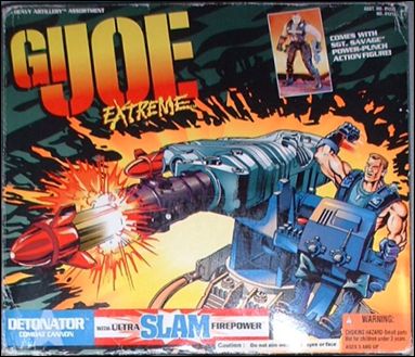 G.I. Joe Extreme Vehicles figure 1 Detonator (w/ Sgt. Savage)