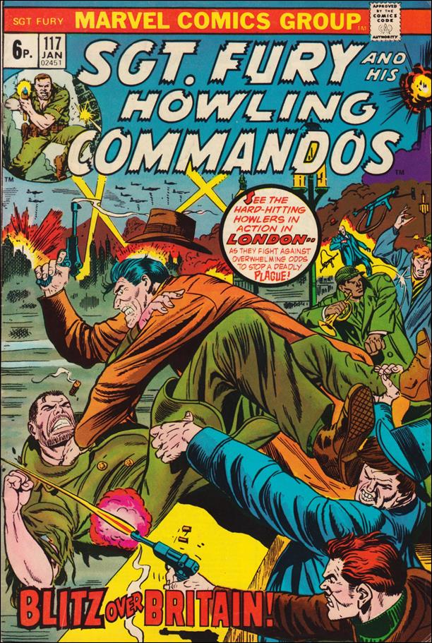 Sgt. Fury and His Howling Commandos issue 117-B UK Price Cover
