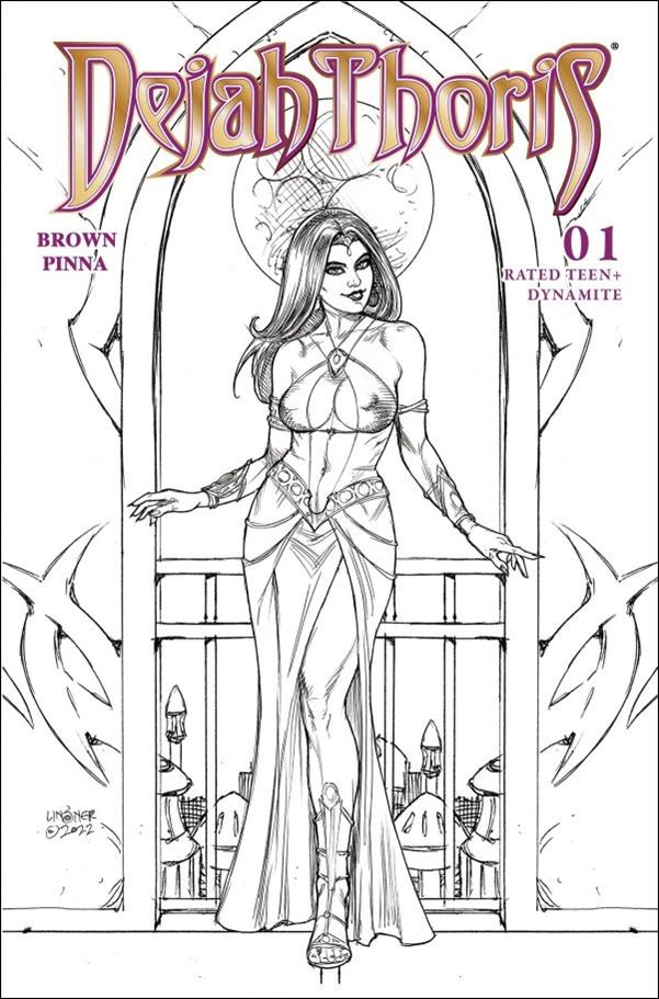 Dejah Thoris (2023) issue 1-J Joseph Michael Linsner 1:15 Line Art Cover