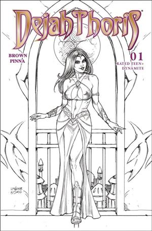 Dejah Thoris (2023) issue 1-J Joseph Michael Linsner 1:15 Line Art Cover